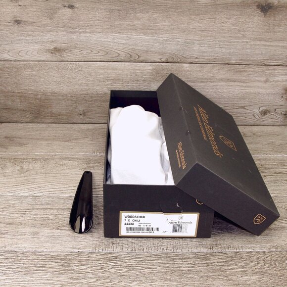 * NIB * $295 Allen Edmonds WOODSTOCK Loafer 7 D Chili * add $15 new Cedar Trees main image 8